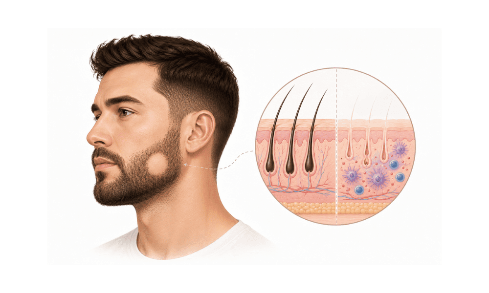 autoimmune follicle illustration