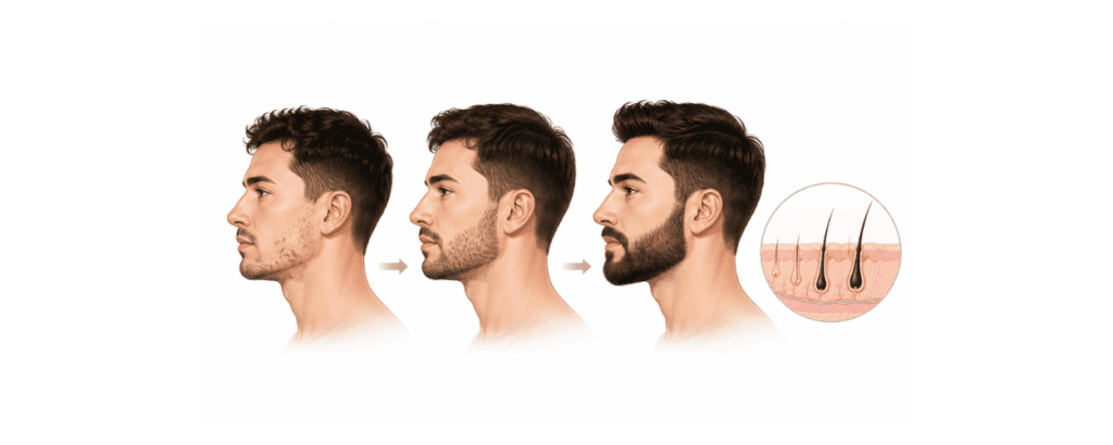 age and beard transplants