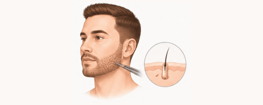 how many grafts do you need beard