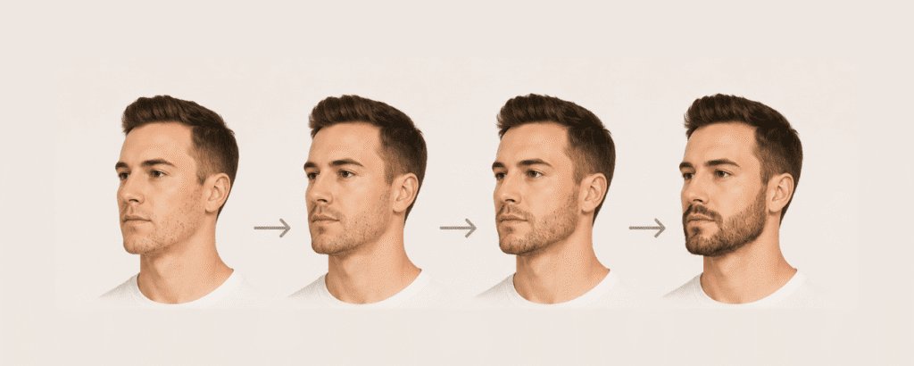 beard hair transplant months 1 12